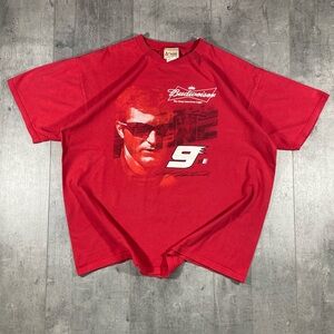 2008 NASCAR x Budweiser Beer Racing Tee Shirt